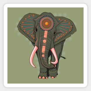 Indian Elephant Sticker